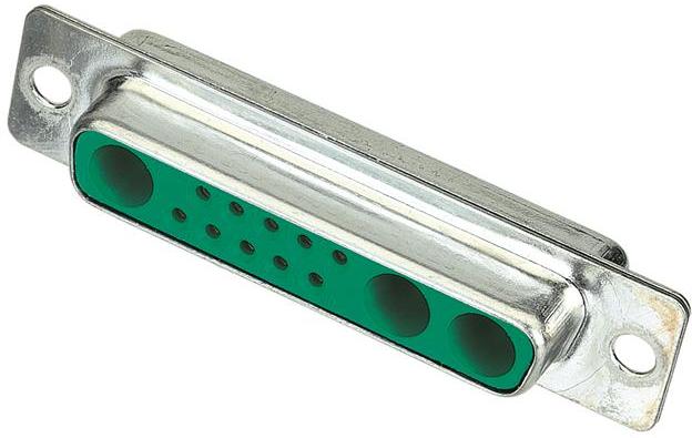 HARTING-09693017133 Steckverbinder, D-Sub Conn D-Sub F 10Signal/3Cavity POS Solder Cup ST Panel Mount 13 Terminal 1 Port