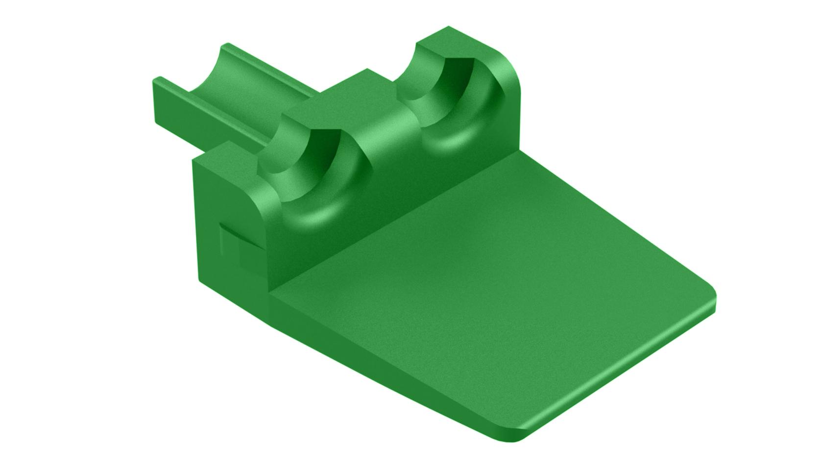 Amphenol-AWP-2PC Steckverbinderzubehör Connector Accessories Wedge Lock Straight Thermoplastic Green