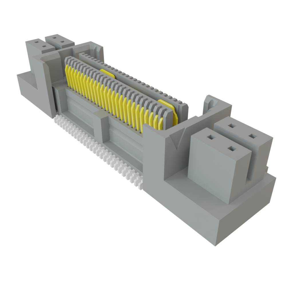 Samtec-QFS-026-04.25-L-D-PC4 Connector Headers and PCB Receptacles Conn Micro High Speed Socket Strip SKT 8Power/52Signal POS 0.635mm Solder ST Top Entry SMD Tray