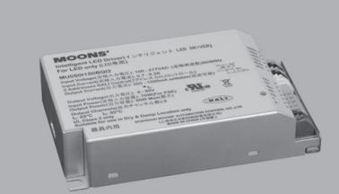 MOONS INDUSTRIES-MU050I150BQI8 Alimentatori LED AC/DC LED Power Supply 50W Dual 13-Pin