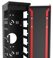 Hammond Manufacturing-FRCM44U812 Accessori per cavi Cable Accessories Vertical Finger Steel Black Powder