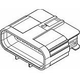 Delphi-15326085 分立接线罩连接器 Conn Housing M 16 POS Crimp ST Cable Mount Black