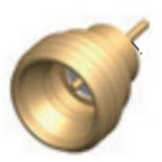 Conn SMPM-T 0Hz to 67GHz 50Ohm Solder ST Thru-Hole PL Gold Over Nickel