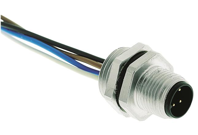 HARTING Technology Group-21033111402 null Cable Assembly Circular 0.5m 20AWG M12 Circular 4 Straight