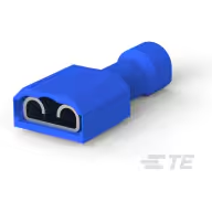 TE Connectivity-3-520408-2 Connector Terminals Quick Disconnect Terminal 14-16AWG Brass Blue F 21.72mm Tin Carton/Loose