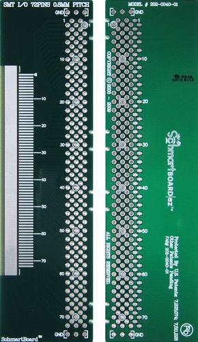SchmartBoard-202-0040-01 Entwicklungssätze und Werkzeuge 202-0040-01 Development Kits & Tools 0.8mm Pitch Microconnector Adapter With Schmartboard ez Technology - Arrow.com