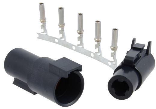 Amphenol-ATHD-1PS-12 Custodia filo connettore dedicato Conn Housing PL 1 POS Crimp ST Cable Mount Black