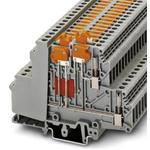 Conn Feed-Through Terminal Block F 4 POS Screw Cable Mount 10A