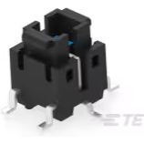 TE Connectivity-4-2213819-9 Conmutador táctil Switch Tactile OFF (ON) SPST Rectangular Button Gull Wing 0.05A 12VDC 200000Cycles 5.1N SMD