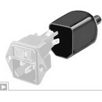 SCHURTER-0859.0086 Steckverbinderzubehör Connector Accessories Insulating Terminals Cover Thermoplastic