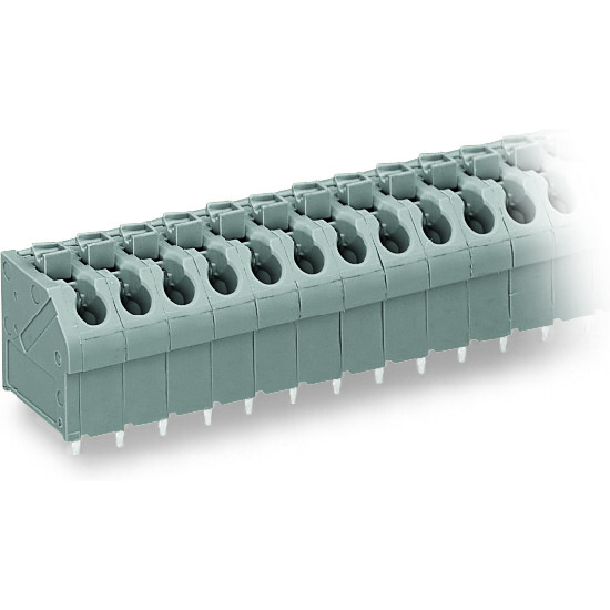 WAGO-250-502/000-006 Connector Terminal Blocks PCB Terminal Block, Push-button, 1.5 mm2, Pin spacing 5 mm, 2-pole, Push- in Cage Clamp