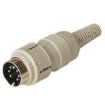 Belden-MAS 7100 S GREY Steckverbinder, rund Conn Circular PIN 7 POS Solder ST Cable Mount 7 Terminal 1 Port Bag