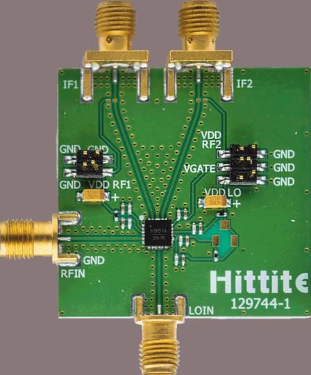 Analog Devices-EV1HMC951ALP4 RF/Drahtlos-Entwicklungsplatinen und Kits HMC951A Up-Down Converter and Mixer Evaluation Board