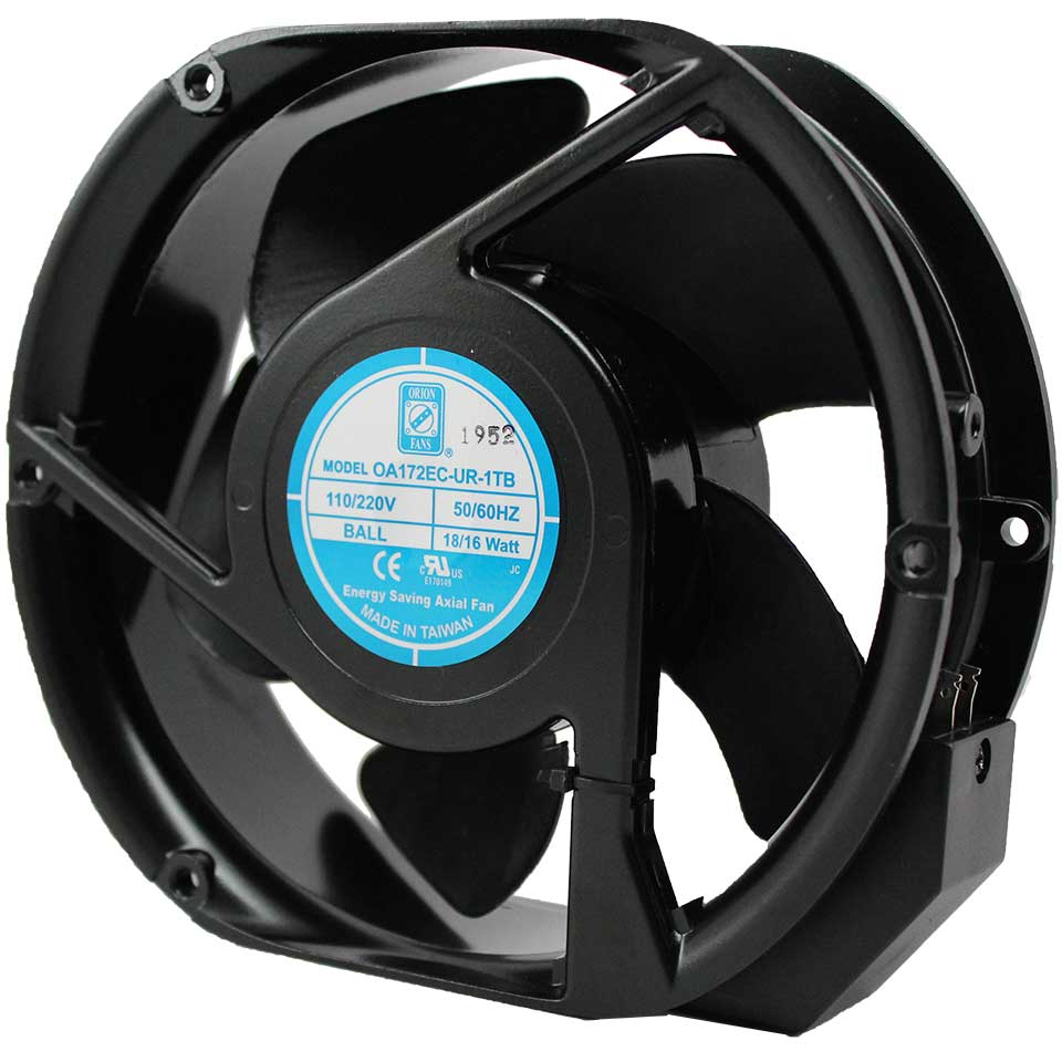 ORION FANS-OA172EC-UR-1TB Gebläse und Lüfter AC Fan Axial Ball Bearing 115V/230V 90V to 265V 220CFM 55.2dB 172 X 150 X 51.6mm