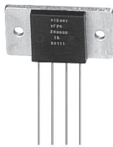 Vishay Precision Group-Y07341R00000J0L 单侧穿孔定值电阻器 Res Metal Foil 1 Ohm 5% 3W/10W ±2ppm/°C Pin Bulk