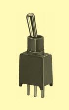 knitter-switch-TST 1 D Basculeur de commutateur Switch Toggle ON ON SPDT Round Lever PC Pins 20VAC 20VDC 0.4VA PC Mount