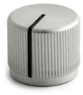 Kilo International-JD-63-1-6 Control Knobs Control Knob, Knurl/Round Clear Line