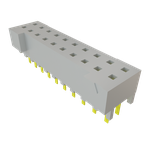 Conn Socket Strip SKT 20 POS 2mm Solder ST Top Entry Thru-Hole Tube