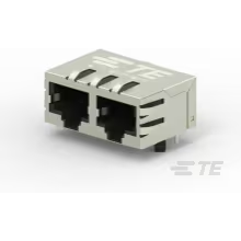TE Connectivity-2301996-2 Connettore telefono e telecomunicazione Conn RJ-45 RCP 16 POS 1.27mm Solder RA Thru-Hole 16 Terminal 2 Port Cat 5 Reel