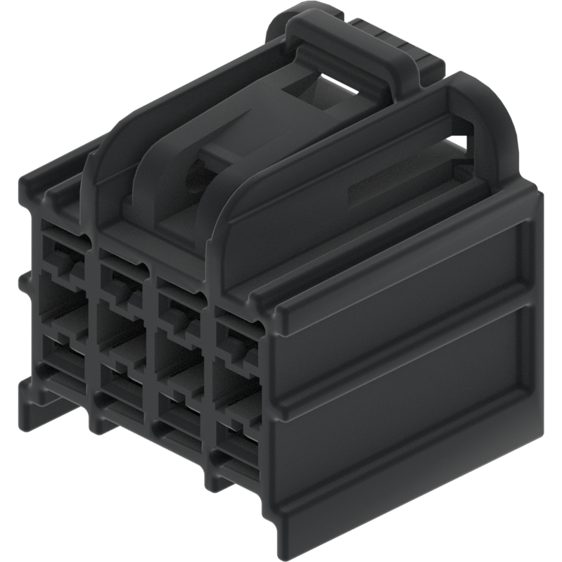 Delphi-13799638 Einzeladersteckverbinder, Gehäuse Housing Connector 8 F GT FBT 280 Black