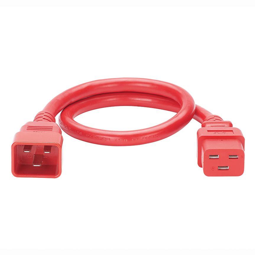 Panduit-NPCB02X Cable Assembly AC Power Cable Assembly 0.914m C20 to C13 3 to 3 POS F-M 15AWG