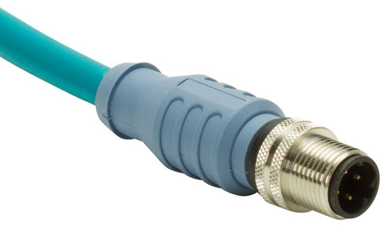 Panduit-ICD11T2NTL2M null Cable Assembly Circular 2m 24AWG M12 Circular to M12 Circular 4 to 4 Straight to Straight