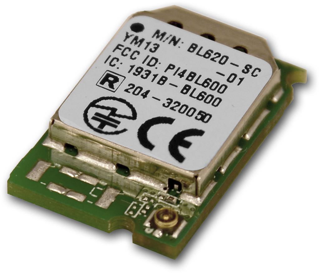 Ezurio-BL620-SC Bluetooth Bluetooth v4.0 (BLE) SMART SOC 4Mbps 3V 44-Pin Each