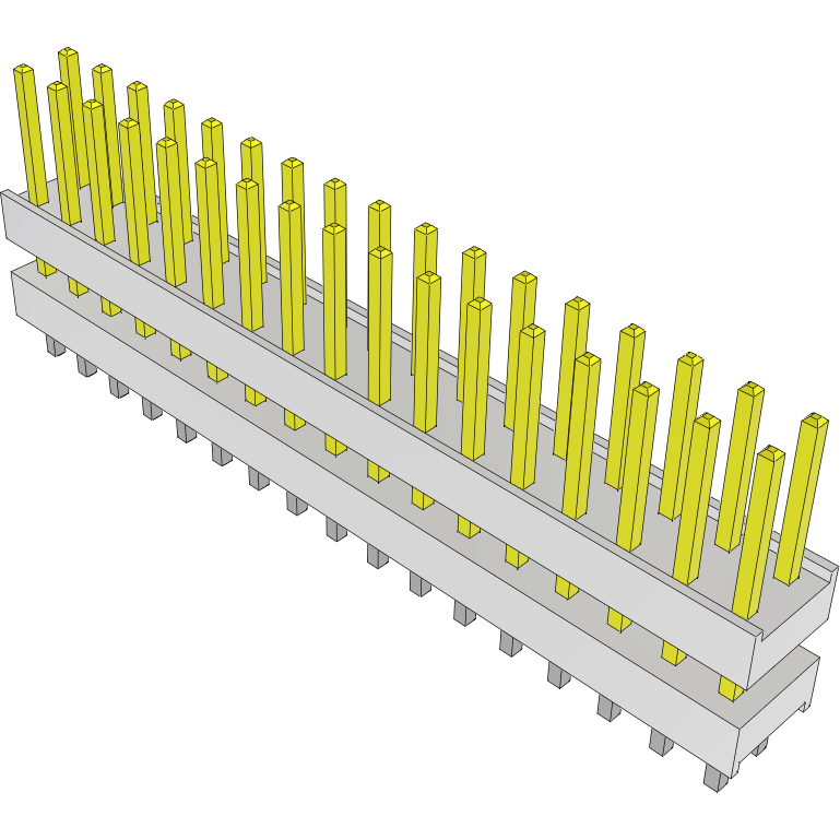 Samtec-HW-17-15-S-D-275-095 Piastre connettori e prese PCB Conn Board Stacker HDR 34 POS 2.54mm Solder ST Top Entry Thru-Hole Bulk
