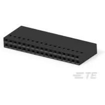 TE Connectivity-1-104482-5 Einzeladersteckverbinder, Gehäuse Conn Housing RCP 34 POS 2.54mm Crimp ST Cable Mount Black Package