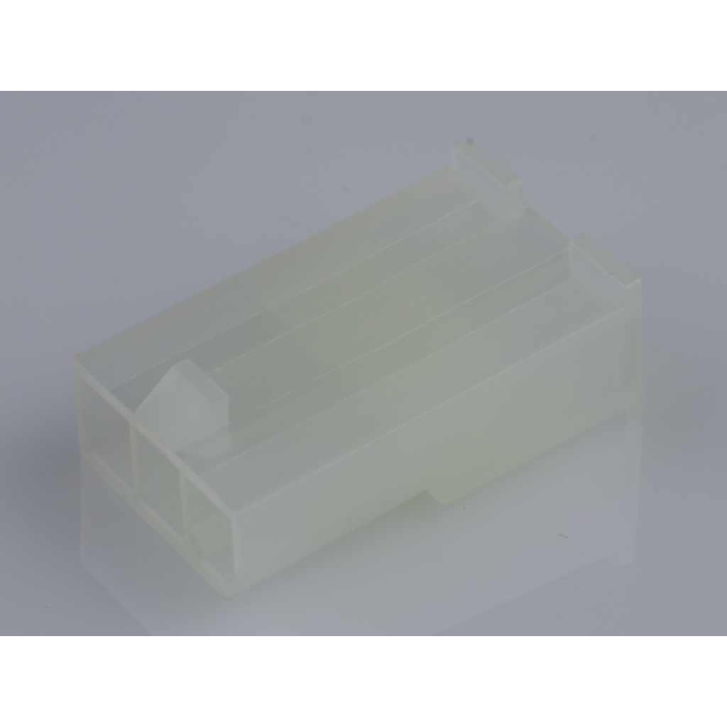 Molex-0039014036 分立接线罩连接器 Conn Housing PL 3 POS 4.2mm Crimp ST Cable Mount Natural Mini-Fit Jr™ Bag