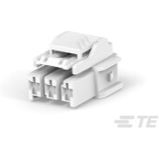 TE Connectivity-8-1971773-3 Connector Discrete Wire Housing Conn Housing PL 3 POS 6mm Crimp ST Cable Mount Natural Carton