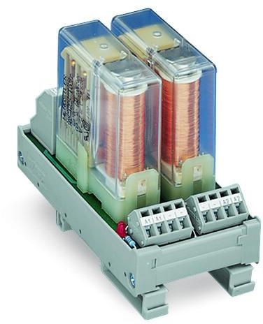 WAGO-288-435 Sonstige Relais Electromechanical Relay 24VDC 6A 6PST-NO/DPST-NC(57x107x90)mm DIN Rail Relay Module
