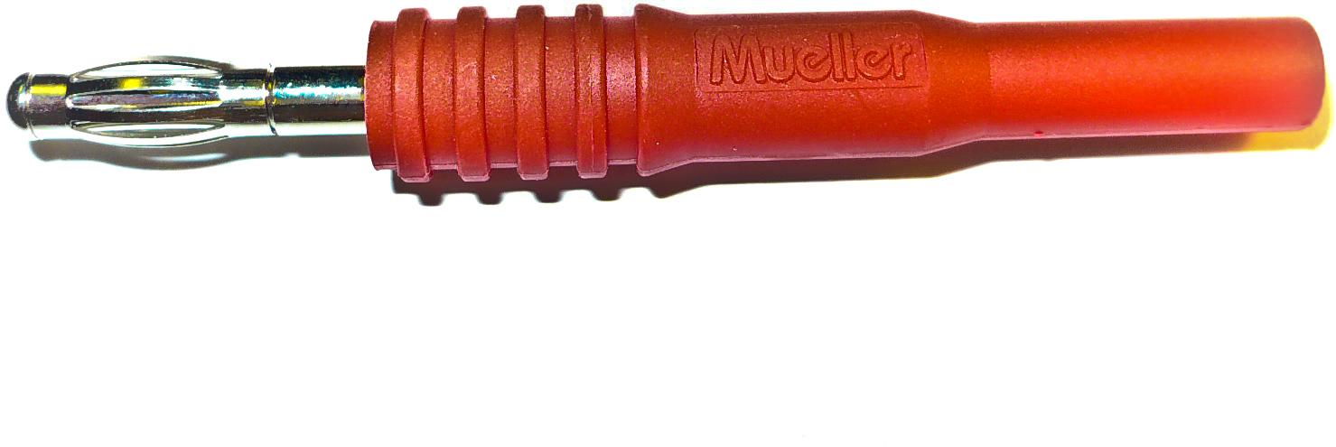 Mueller Electric-BU-32101-2 Steckverbinder, elektronisches Testgerät Conn Banana Adapter F/M 1/1 POS Solder Lug ST