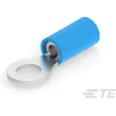TE Connectivity-2-36160-1 Steckverbinderanschlüsse Ring Tongue Terminal 14-16AWG Copper Blue 21.819mm Tin T/R