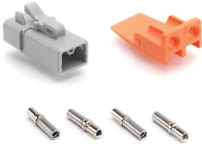 Amphenol-ATP06-2S-KIT01 Connector Headers and PCB Receptacles Wire to Board Connector, Straight, Cable Mount