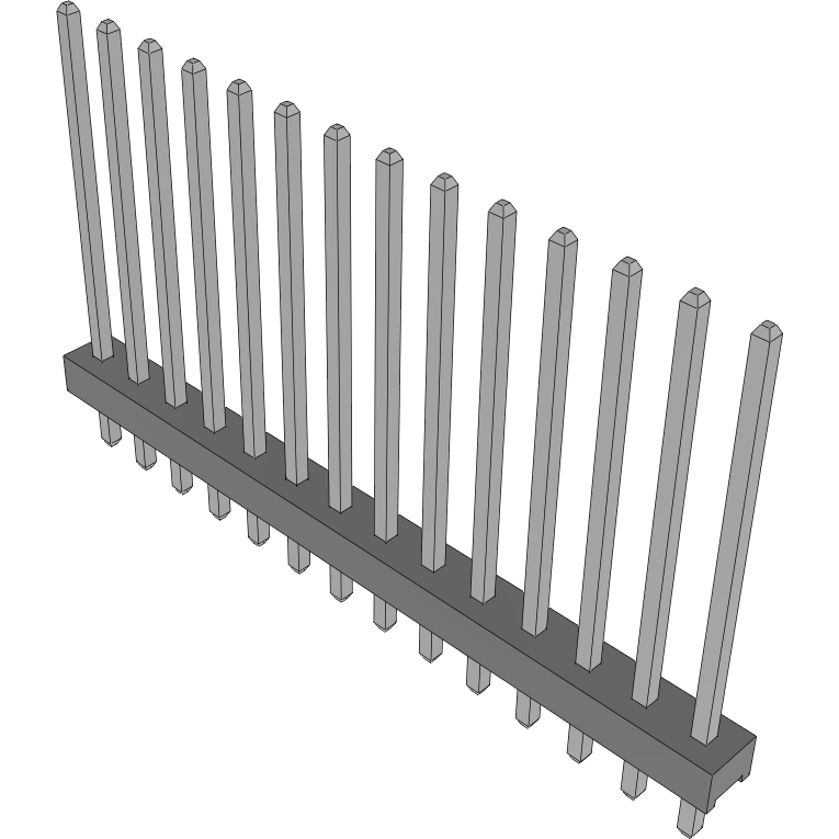 Samtec-MTMM-114-13-T-S-520 Piastre connettori e prese PCB Conn Unshrouded Header HDR 14 POS 2mm Solder ST Top Entry Thru-Hole Bulk