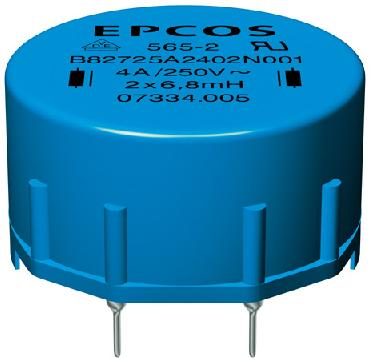 TDK-B82725A2652N020 Gleichtakt-Drosseln Common Mode Chokes Dual 4100uH 10kHz 6.5A 0.031Ohm DCR Thru-Hole Box