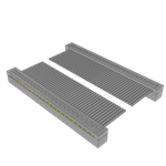 Cable Assembly 0.203m 28AWG 1mm 44 to 44 POS IDC Connector to IDC Connector F-F TIGER EYE™ Bulk