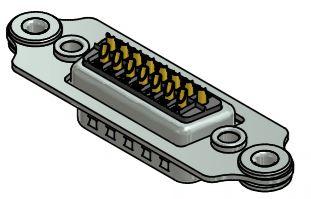 CONEC-DSS2XPMAB01X Steckverbinder, D-Sub Conn D-Sub M 15 POS 1.37mm Solder Cup ST Cable Mount 15 Terminal 1 Port
