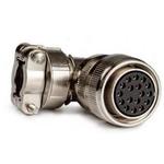 Conn Circular SKT 10 POS Solder Cup RA Cable Mount 10 Terminal 1 Port