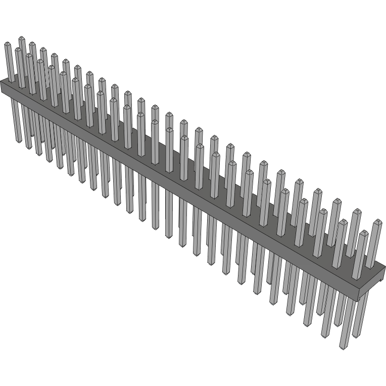 Samtec-MTMM-125-09-T-D-197 Cabezales del conector y receptáculos PCB Conn Unshrouded Header HDR 50 POS 2mm Solder ST Top Entry Thru-Hole Bulk