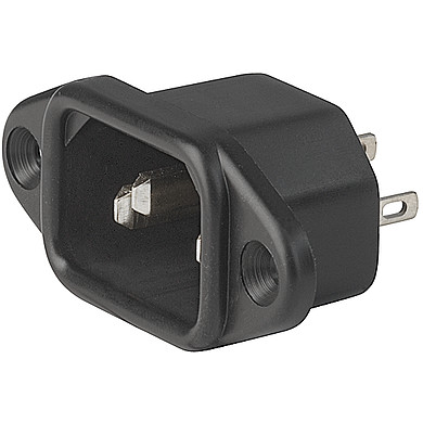 SCHURTER-6162.0159 电源连接器 Conn Power M 3 POS Solder Lug ST Panel Mount 3 Terminal 1 Port Box