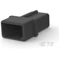 TE Connectivity-1-480319-9 Carcaza de cables discretos de conector Conn Housing RCP 2 POS 5.08mm Crimp ST Cable Mount Black Package