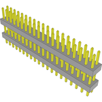 Conn Board Stacker HDR 40 POS 2mm Solder ST Top Entry Thru-Hole Bulk
