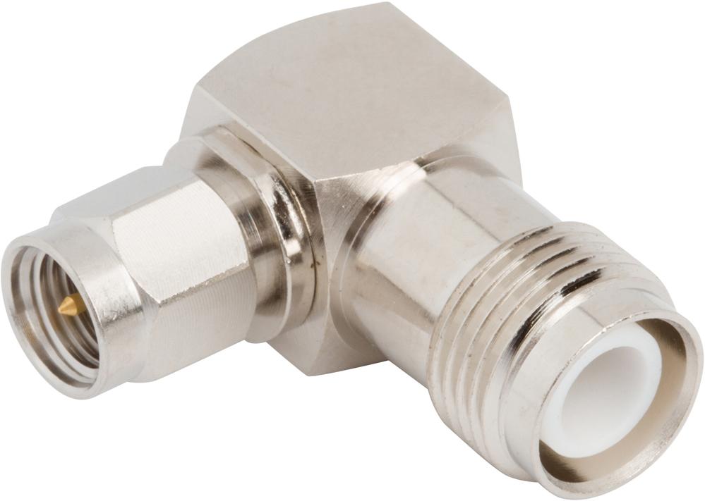 Amphenol RF-AD-RPTNCJSMAP-1 Connettore RF Conn TNC Adapter 0Hz to 11GHz 50Ohm Crimp RA RCP/PL Gold Bag