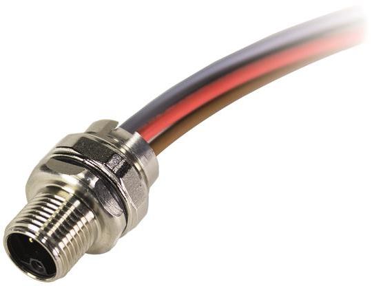 HARTING-21035991516 Cable Assembly AC Power Cable Assembly AC Power 0.3m M12 Circular 4 POS M 14AWG