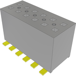 Conn Socket Strip SKT 12 POS 1.27mm Solder ST SMD T/R