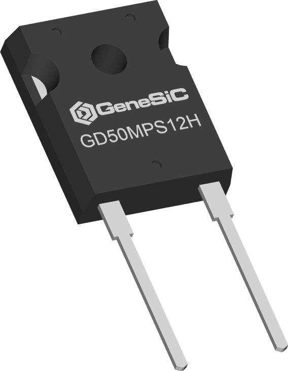 GeneSiC Semiconductor-GD50MPS12H Rectifiers Diode Schottky 1.2KV 86A 2-Pin(2+Tab) TO-247
