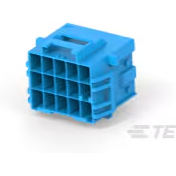 TE Connectivity-3-1971875-7 Connector Discrete Wire Housing CAP HOUSING,PANEL MOUNT,TRIPLE ROW POWER TRIPLE LOCK