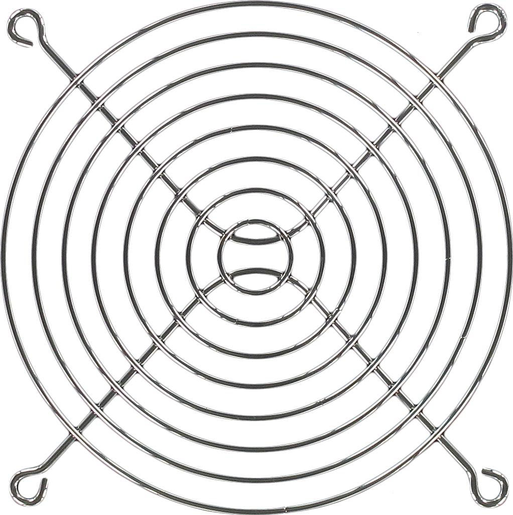 Qualtek Electronics-08129 Accessoire de gestion thermique Thrml Mgmt Access Fan Guard 120mm C1008 Steel Bulk